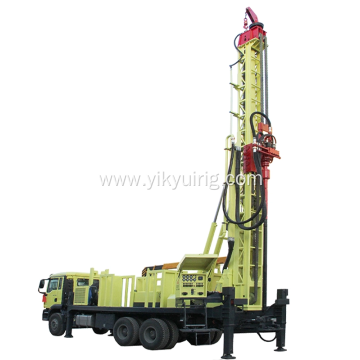 Truck mounted 1200m DTH water well drilling rig